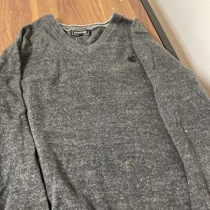 Gray express sweater